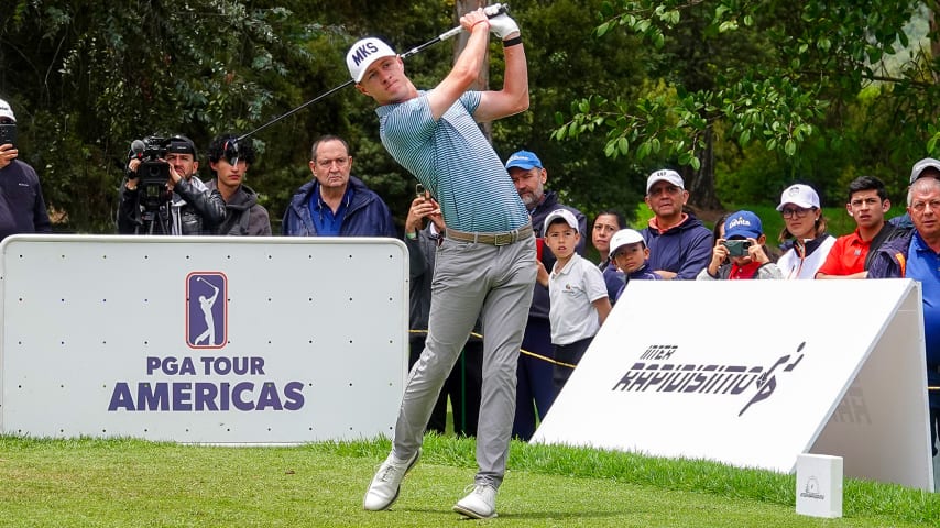 De conseguir la victoria Harry Hillier finalizaría el Swing Latino del PGA TOUR Americas en la segunda posición del ranking de la Fortinet Cup. (Gregory Villalobos/PGA TOUR)