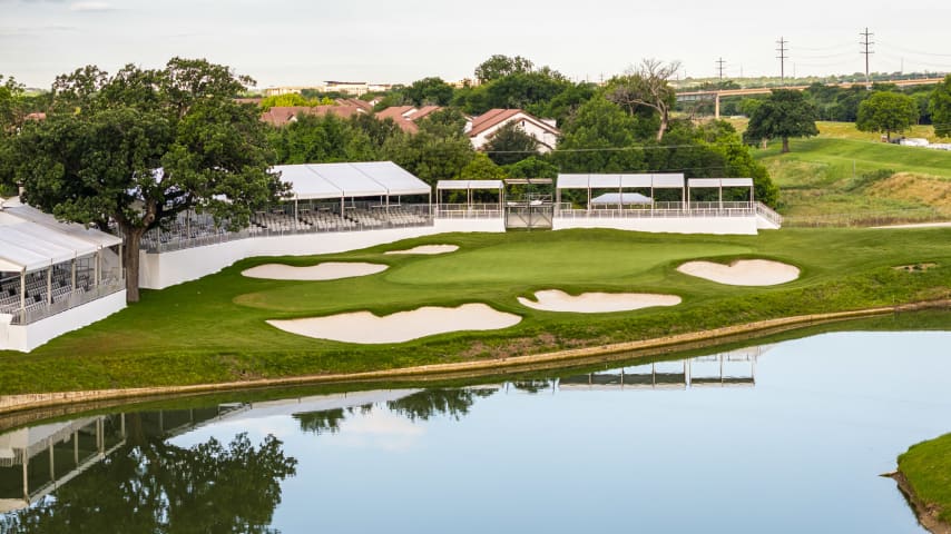 A view of hole 13 on the newly-renovated Colonial. (Matt Hahn/PGA TOUR)