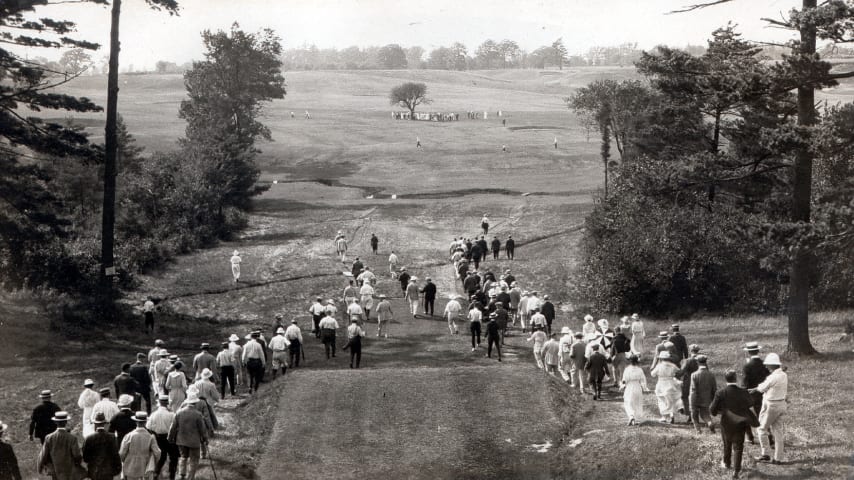 A view of the 11th hole during 1919 at Hamilton Golf and Country Club. (Courtesy Hamilton Golf and Country Club) 