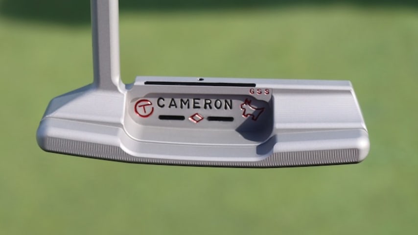 Justin Thomas' new custom Scotty Cameron blade-style putter. (GolfWRX)