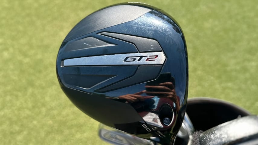 A look at Patrick Cantlay's Titleist GT2 driver. (GolfWRX)