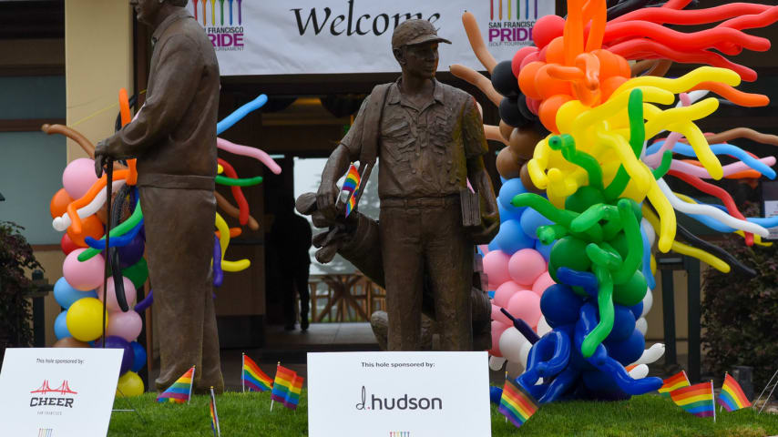 Scenes from the 2022 San Francisco Pride Pro-Am at TPC Harding Park. (Credit TPC Harding Park)