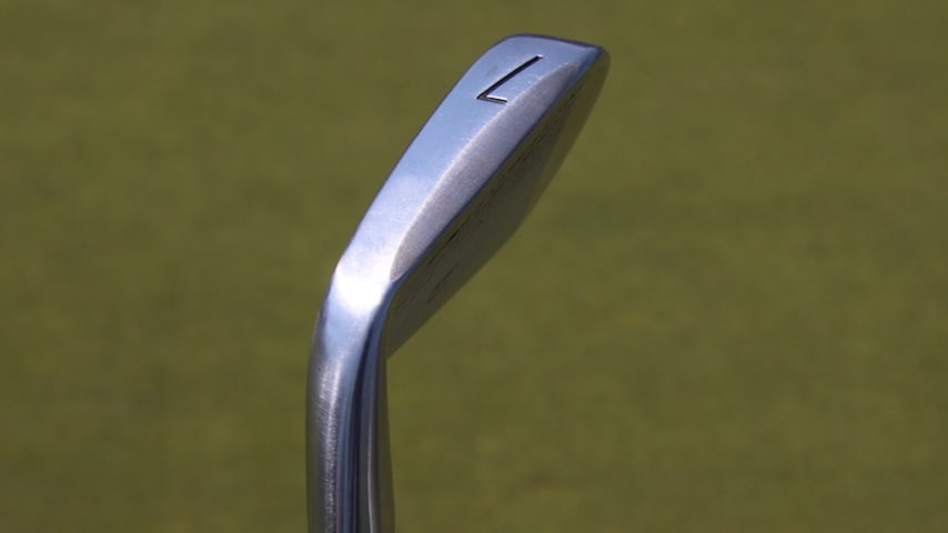 A look at Matt Fitzpatrick's new set of Titleist T100 irons, with a special Fitz grind. (Courtesy GolfWRX)