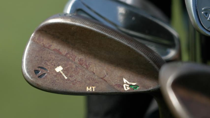 A look at one of Michael Thorbjornsen's wedges with Thor's hammer stamped on it. (GolfWRX)