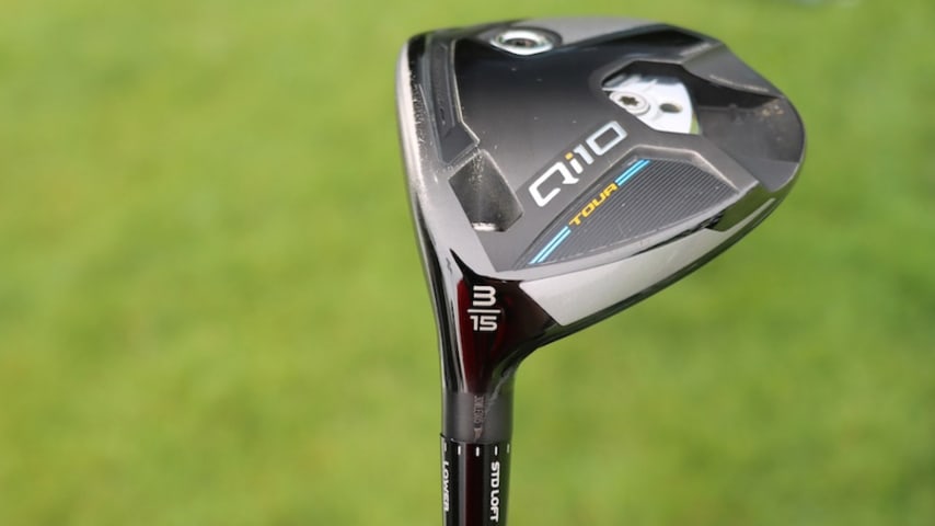 Miles Russell’s TaylorMade Qi10 Tour 3-wood. (GolfWRX)
