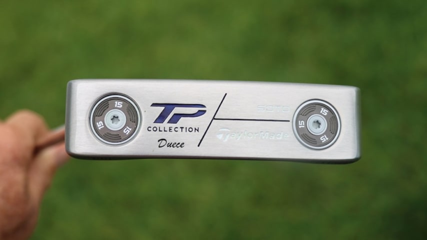 Miles Russell's TaylorMade TP Soto putter. (GolfWRX)