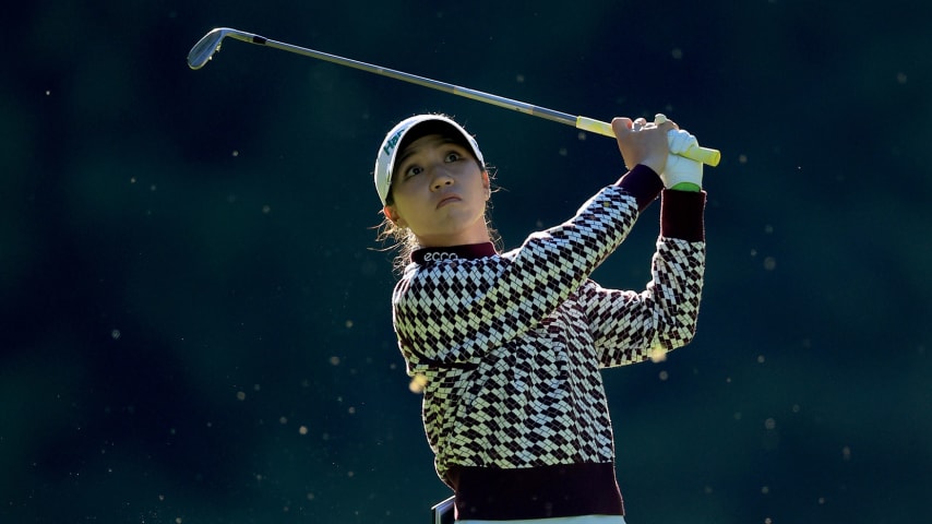 Lydia Ko of New Zealand plays her second shot on the 10th hole during the second round of the KPMG Women's PGA Championship. (David Cannon/Getty Images)