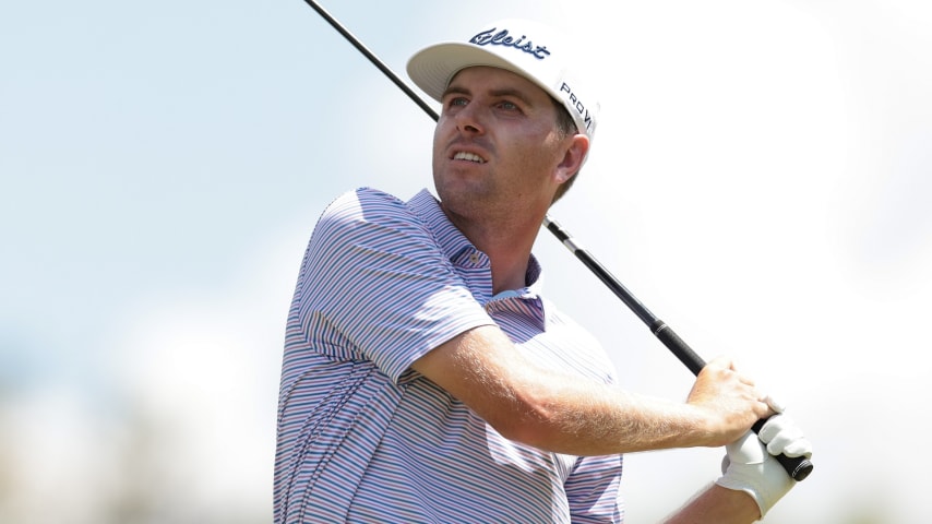 Ryan Gerard shot a first-round 62 at Panther Creek Country Club. (Andrew Wevers/Getty Images)