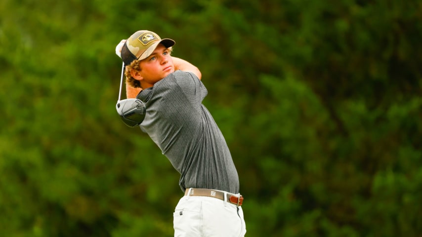 Trent Mierl during the final round of the 2024 First Tee National Championship. (Chris Keane/First Tee)