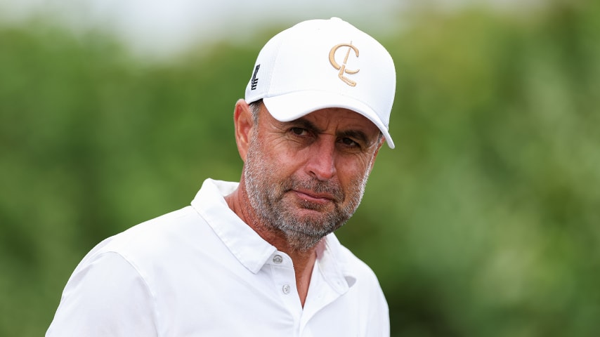 Richard Bland won the 44th U.S. Senior Open on the fourth playoff hole at Newport Country Club. (Brennan Asplen/Getty Images)