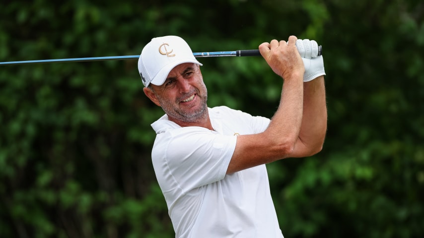 Richard Bland won the U.S. Senior Open at Newport Country Club. (Brennan Asplen/Getty Images)