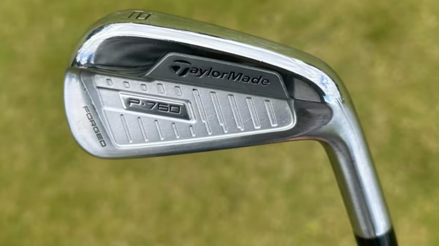 Rory McIlroy's TaylorMade P760-model 2-iron that he used to birdie the final hole and win the 2023 Genesis Scottish Open. (GolfWRX)