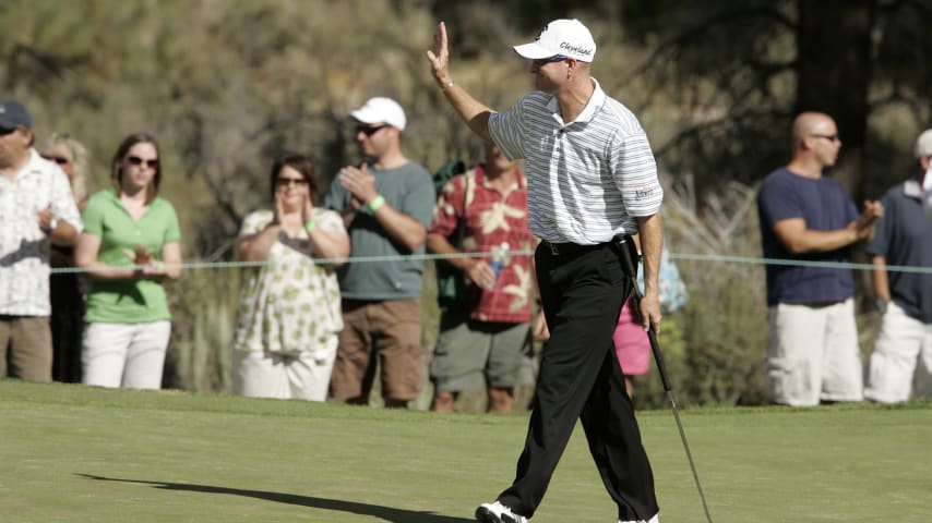 Steve Flesch during the final round of the Reno Tahoe Open. (S. Badz/Getty Images)