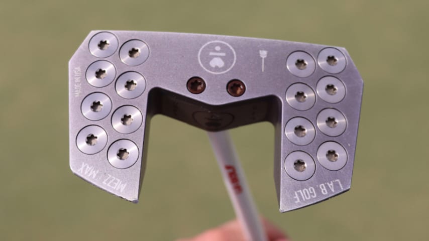 Molinari's L.A.B. Golf MEZZ 1 MAX putter. (Credit GolfWRX)