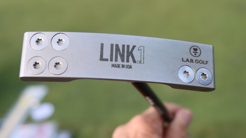 Wesley Bryan’s L.A.B. Link.1 blade-style putter. (GolfWRX)