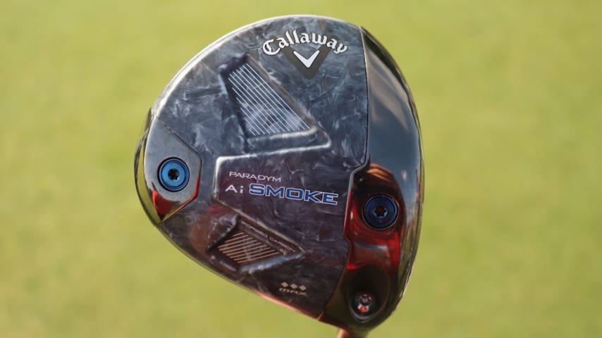 Wesley Bryan’s Paradym Ai Smoke Triple Diamond Max driver. (GolfWRX)