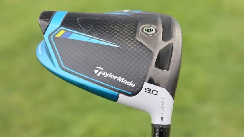 Chris Gotterup's TaylorMade SIM 2 9-degree driver. (GolfWRX)