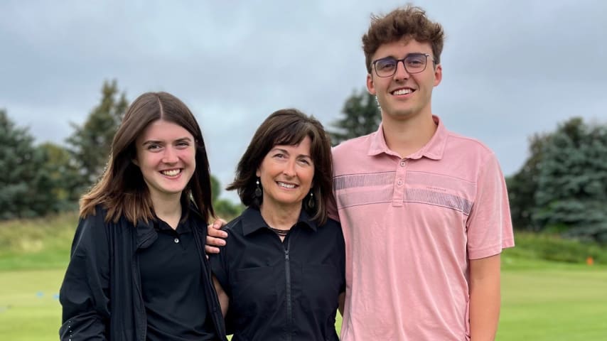 Lucia Halstrom with her family. (Credit Doug Milne)