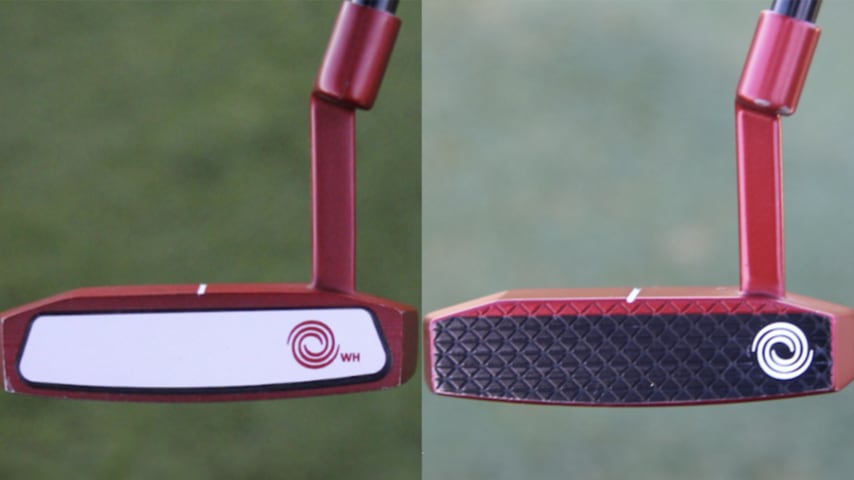 A look at Xander Schauffele's putter from the Tokyo Olympics (left) and his current putter at the Paris Olympics (right). (GolfWRX)