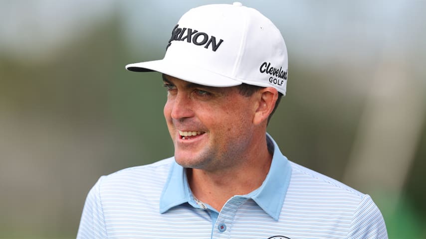 Keegan Bradley will join the Americans at the 2024 Presidents Cup as a captain's assistant ahead of his captaincy at the 2025 Ryder Cup. (Michael Reaves/Getty Images)