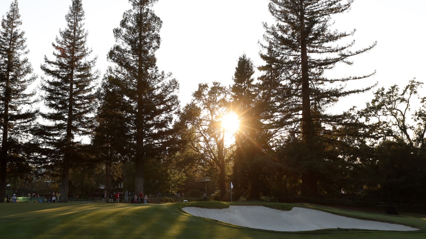 A view of the ninth hole at Silverado Resort and Spa's North Course. (Mike Mulholland/Getty Images)