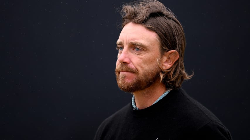 Tommy Fleetwood will represent Team Great Britain at the 2024 men's Olympic golf competition. (Ross Kinnaird/Getty Images)