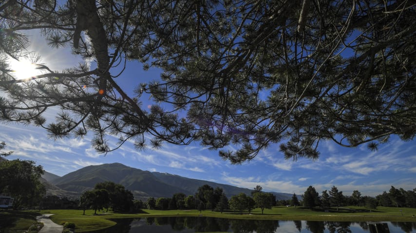 A view of the 16th hole at Oakridge Country Club, the site of the Utah Championship presented by Zions Bank and Intermountain Health. (Stan Badz/PGA TOUR)