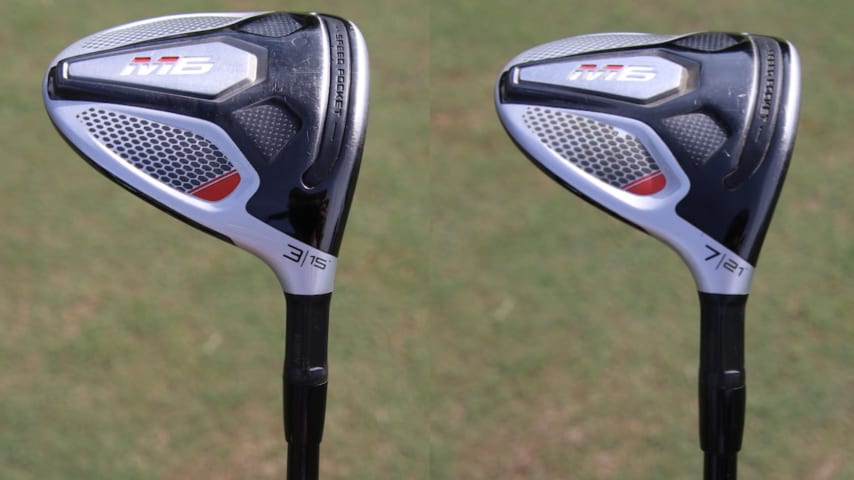 Although Justin Rose uses new Titleist technology for his driver, he still uses TaylorMade M6 fairway woods (15 and 21 degrees). (Courtesy GolfWRX)