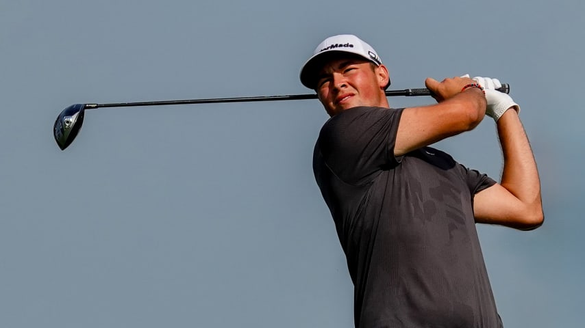 Gallegos, campeón del LAAC en 2020, estará jugando su séptimo torneo de la temporada del PGA TOUR Americas. (Gregory Villalobos/PGA TOUR)