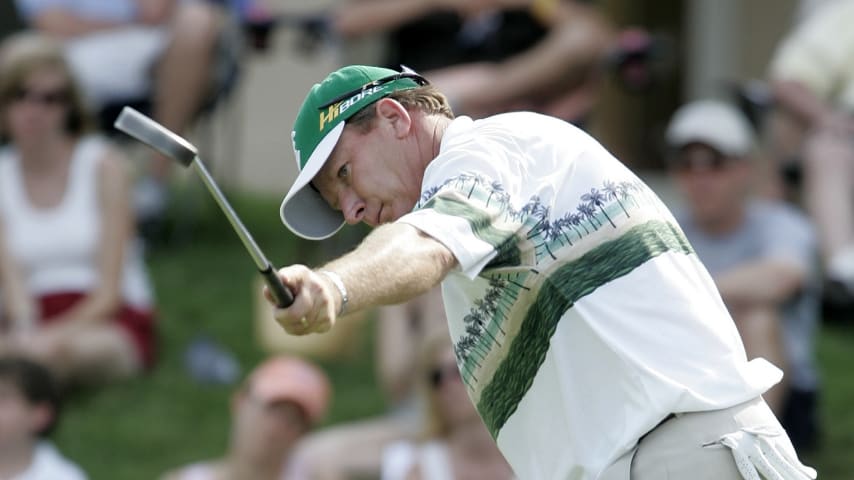 Woody Austin during the final round at TPC Southwind. (Stan Badz/PGA TOUR)