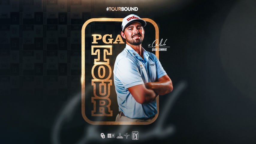 Fourth-year pro Quade Cummins has elevated his game in 2024, and it will pay off with a PGA TOUR card. (Elise Tallent/PGA TOUR)