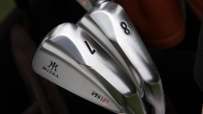 A look at Adam Scott's Miura KM-700 irons at the FedEx St. Jude Championship. (Courtesy GolfWRX)