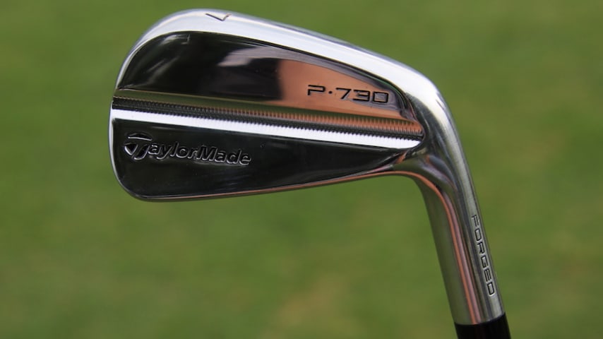 Morikawa's TaylorMade P-730 7-iron. (GolfWRX)