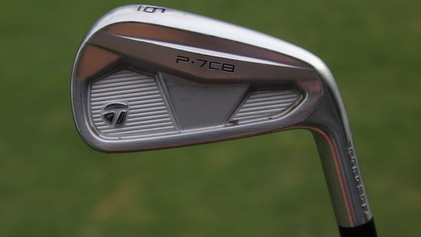 Morikawa's TaylorMade P-7CB 6-iron. (GolfWRX)