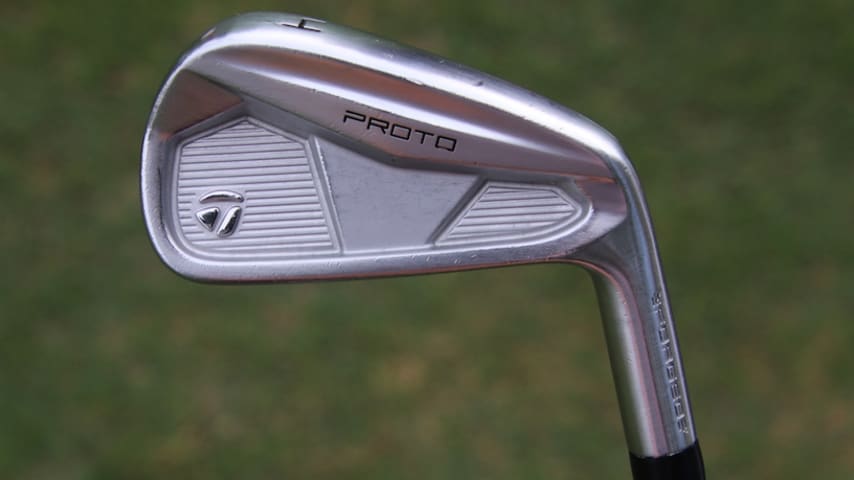 Morikawa's TaylorMade P-7CB 4-iron. (GolfWRX)