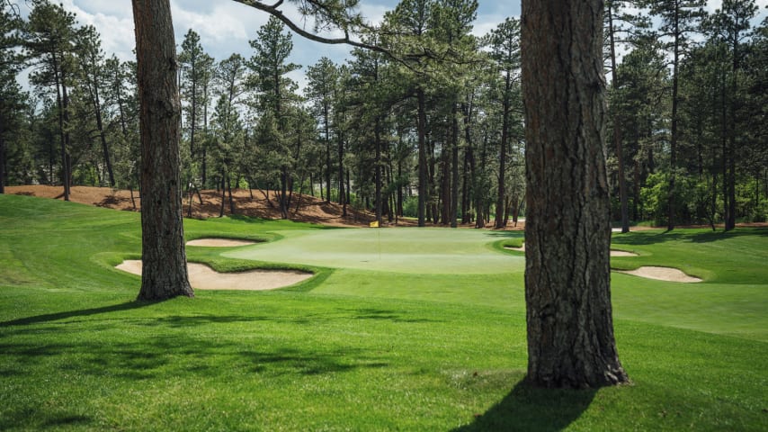 A look at the 13th hole at Castle Pines Golf Club. (Courtesy WGA)