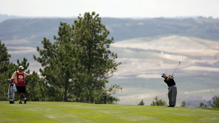 Rod Pampling during the fourth and final round of The INTERNATIONAL held at Castle Pines Golf Club in 2006. (Stan Badz/PGA TOUR)