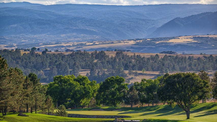 A view of the third hole at Castle Pines Golf Club. (Credit Castle Pines)