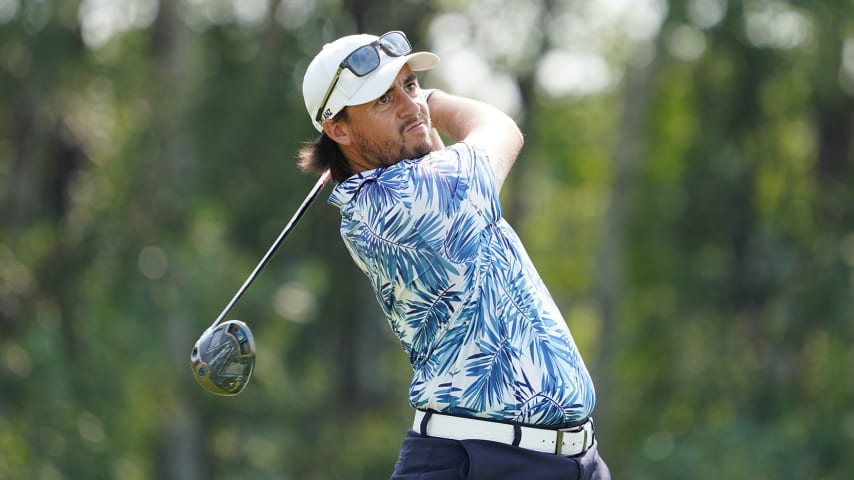 Tras una tercera ronda de 69, el argentino Andres Gallegos se mantiene como el mejor latino en Winnipeg. Su total de -17 lo tiene empatado en el cuarto lugar, a cuatro golpes del líder John Keefer. (Jay Fawler/PPGA TOUR Americas)