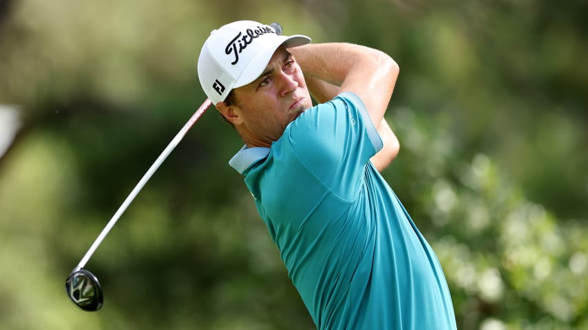 Justin Thomas is among the top-30 bubble characters Sunday at the BMW Championship. (Christian Petersen/Getty Images)