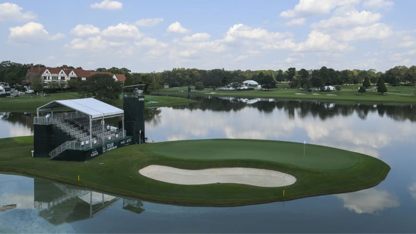 A scenic view of the 15th hole at East Lake prior to the renovation. (Ryan Young/PGA TOUR)