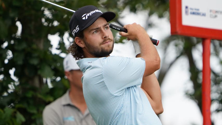 Matthew Anderson sits third in the Fortinet Cup standings. (Jay Fawler/PGA TOUR)
