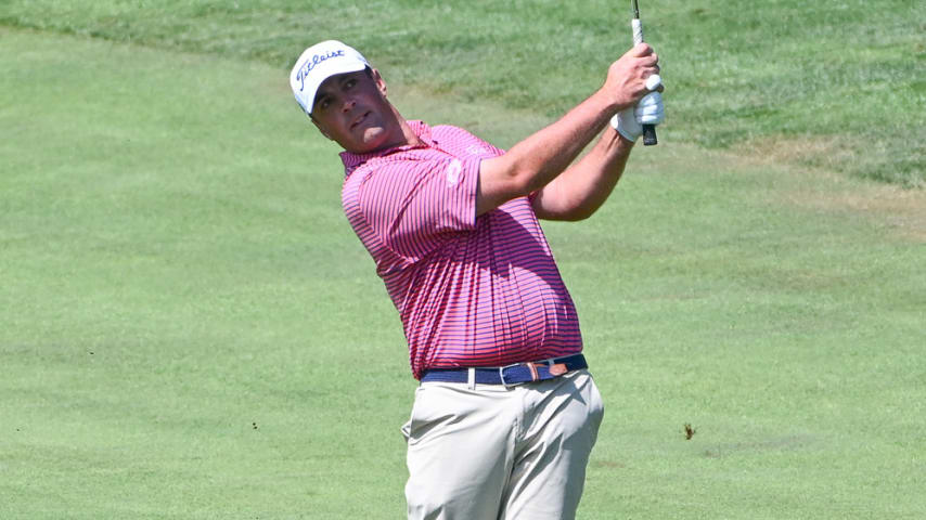 Brendon Doyle leads after the first round of the PGA TOUR Americas, Fortinet Cup Championship at TPC Toronto (North Course). (Jennifer Perez/PGA TOUR)