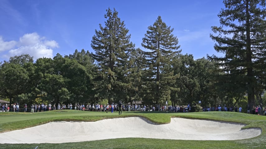 NAPA, CA - SEPTEMBER 19: A course scenic view of the seventh hole during the final round of the Fortinet Championship at Silverado Resort and Spa North on September 19, 2021 in Napa, California. (Photo by Stan Badz/PGA TOUR)