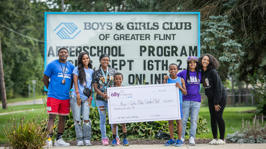 The Ally Challenge finished first in the 2024 PGA TOUR Charity Challenge, earning a $50,000 donation to the Boys & Girls Club of Greater Flint. (Credit The Ally Challenge)