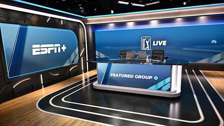 PGA TOUR Studios building at the PGA TOUR Global Home campus in Ponte Vedra Beach, Florida, features state-of-the-art broadcast studios. (Chris Condon/PGA TOUR)