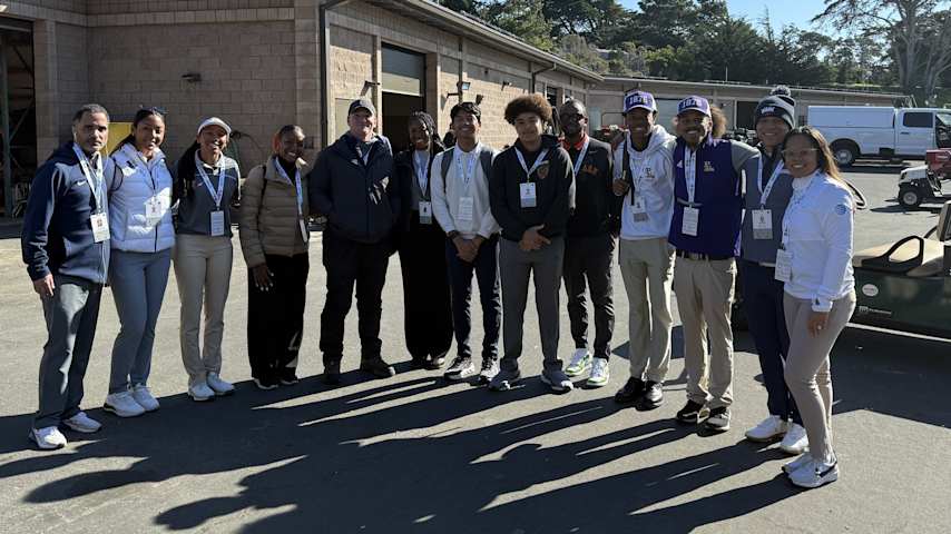 Scenes from the AT&T HBCU Student-Athlete Immersion trip. (Courtesy AT&T)