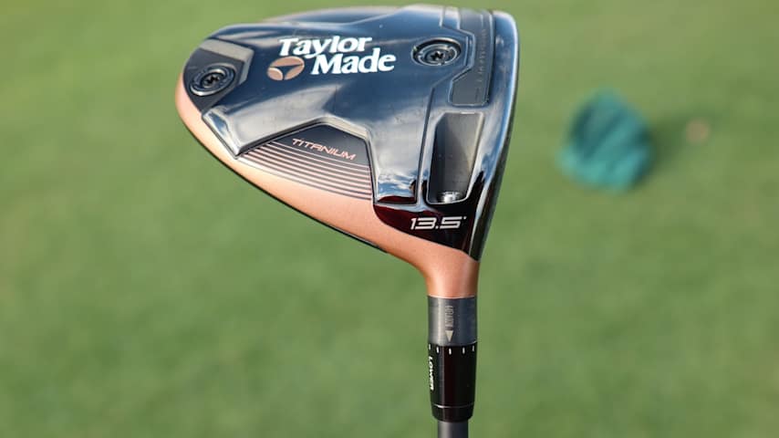 A look at Rickie Fowler's TaylorMade BRNR mini-driver. (GolfWRX)