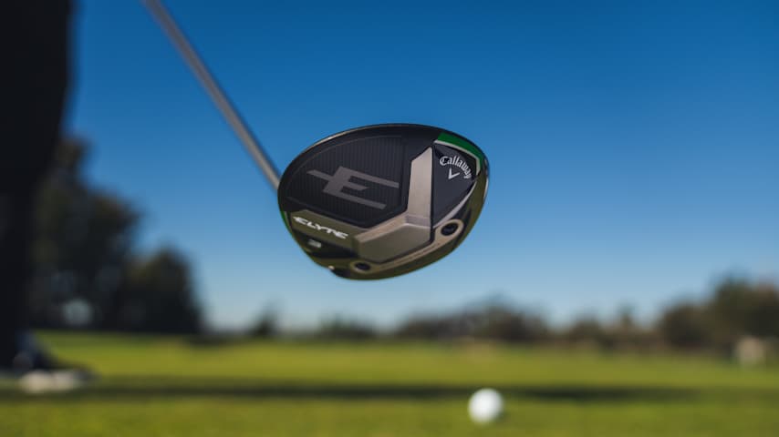 A look at the new step sole on the new Callaway Elyte fairway wood. (Callaway)