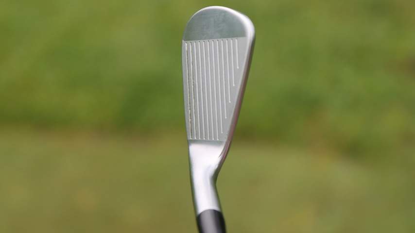 A look at Wyndham Clark's custom 620 CB Titleist irons. (GolfWRX)